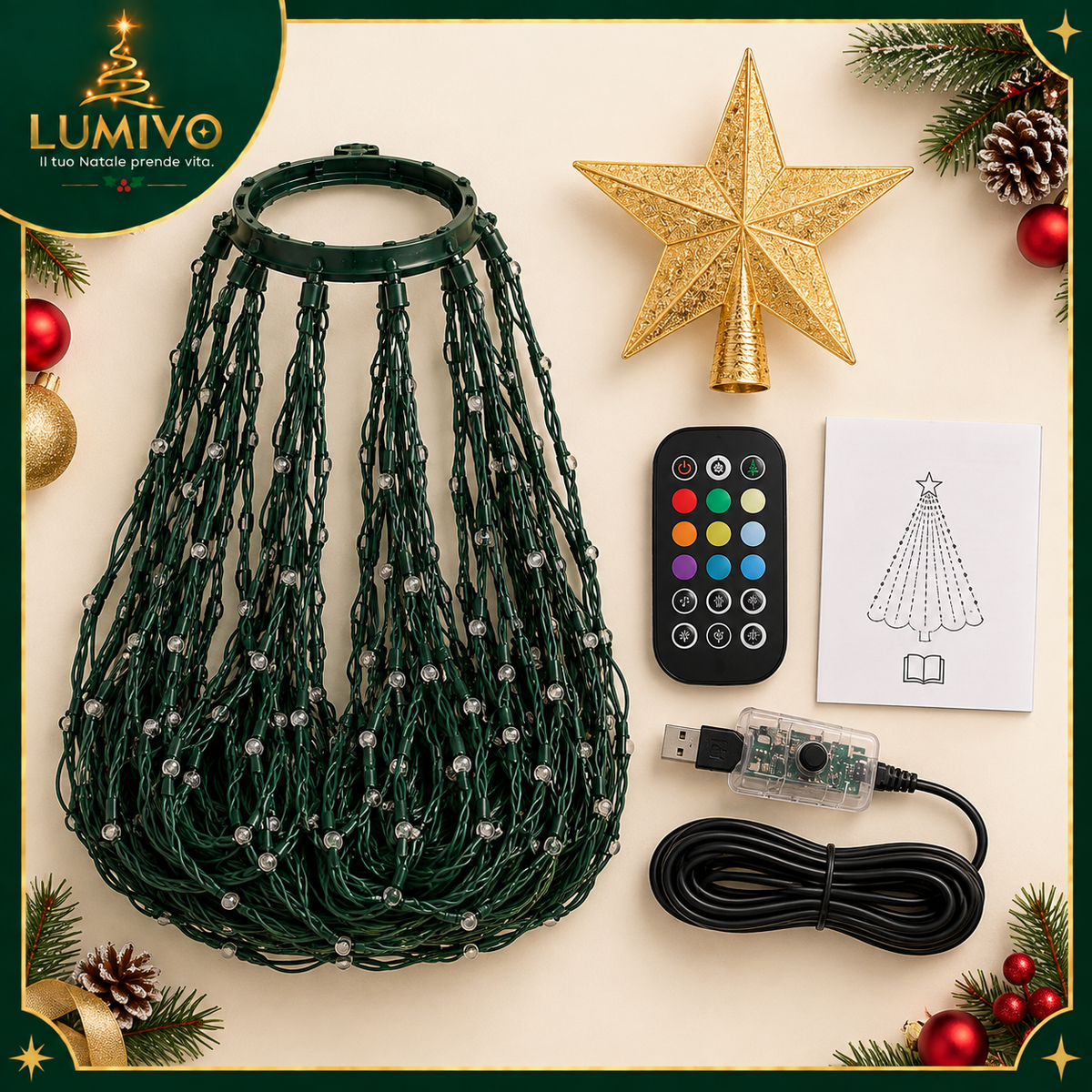 Luci Smart per Albero di Natale – controllabili dall'app